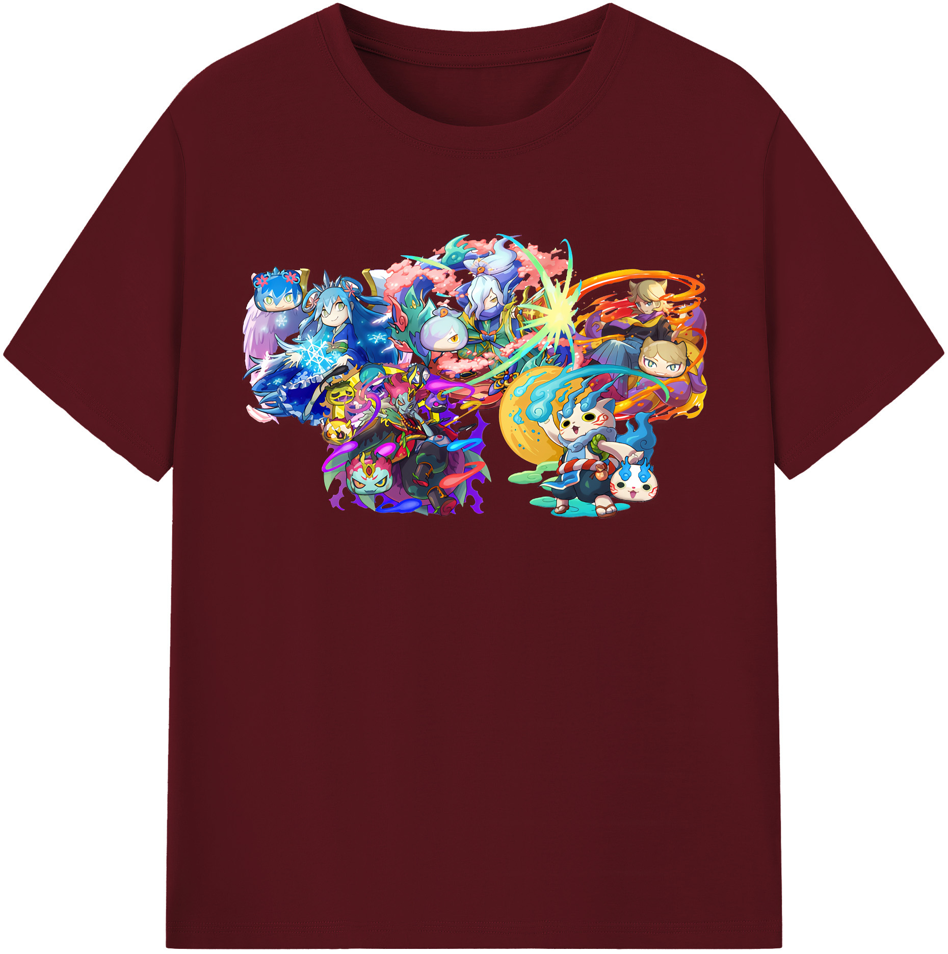 （画像用） 妖怪ウォッチ Yo-kai Watch 綿100％半袖Tシャツ（フロントプリント）